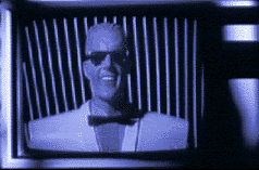 Picture: Max Headroom on TV